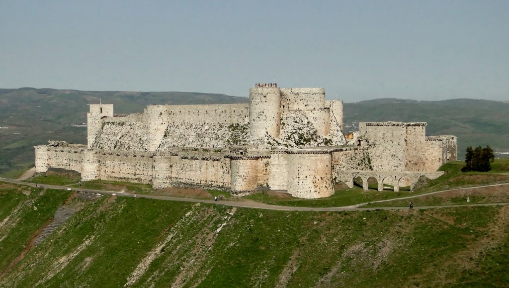 Krak Des Chevaliers，叙利亚的十字军城堡|图片由Bernard Gagnon提供