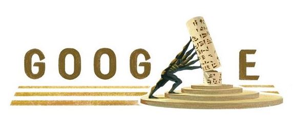 谷歌涂鸦保存甘尼穆罕默德Hikmat伊拉克文化纪念碑