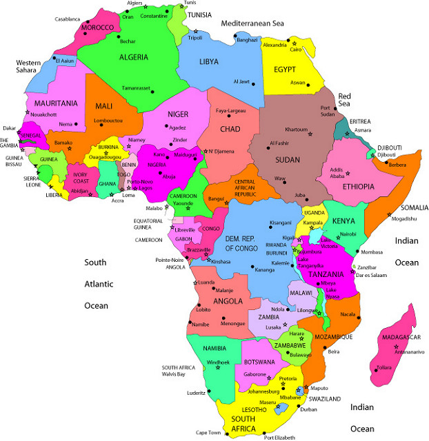 广播Abidjan专辑的非洲地图通过Flicker