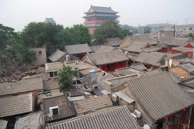 鼓楼和胡同——老北京。