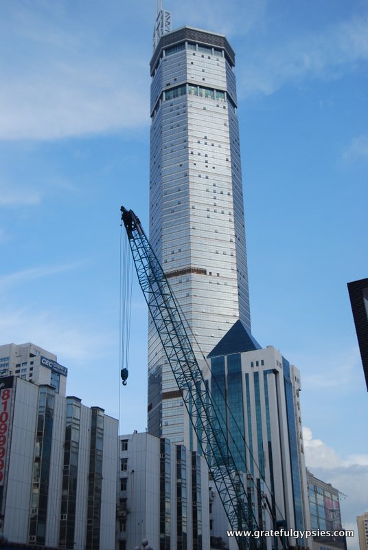 深圳市摩天大楼。