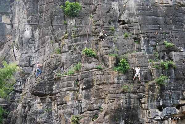 攀岩在这里仍然很流行。