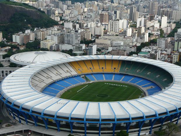 马拉卡纳体育场在里约热内卢。图片由从flickr.com rings1992周围。