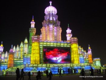 Harbin Ice and Snow Festival在60秒内