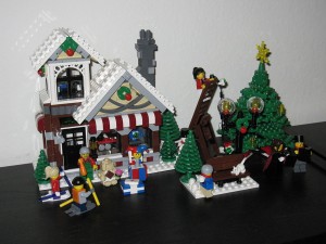 没有什么东西是用乐高积木做不出来的!(根据知识共享协议http://commons.wikimedia.org/wiki/Category:Lego_Winter_Village_-_10199_Toy_Shop#mediaviewer/File:Lego_Winter_Village_-_10199_Toy_Shop_(6901016075).jpg共享)