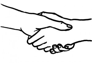 祝某人早上好或握手在丹麦在会议上也被认为是礼貌的。(图片由艾丹·琼斯在Flickr, CC许可)。