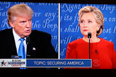 第二次总统辩论(照片由比尔B在Flickr.com上找到)