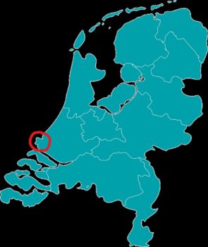 荷兰的Maasvlakte Map Map Haven鹿特丹港口