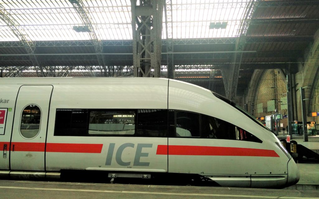 德国联邦铁路公司、Streik GDL,莱比锡,最近,冰,德国的列车