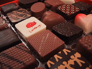 情人节巧克力。由Wikicommons提供。
