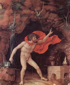 代表火神。由Andrea Mantegna提供-约克项目:10,000 Meisterwerke der Malerei。dvd rom, 2002年。