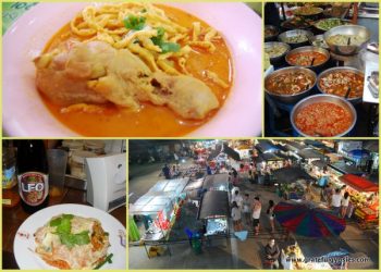 视频参观泰国的街头食品